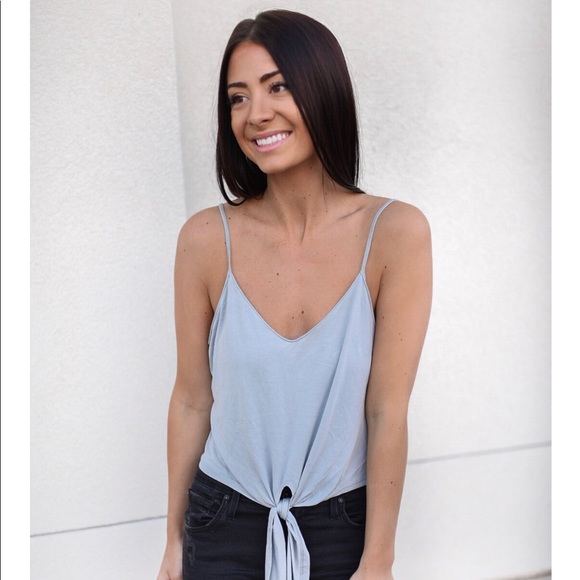 Lush Tops - Blue Tank Top